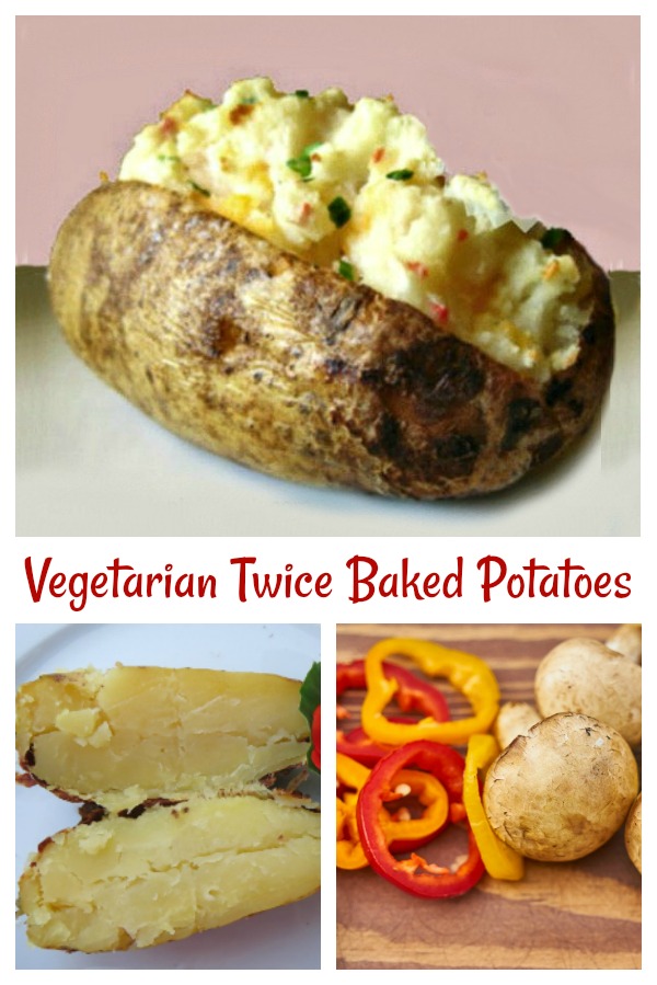 Vegetarian stuffed potato recipe