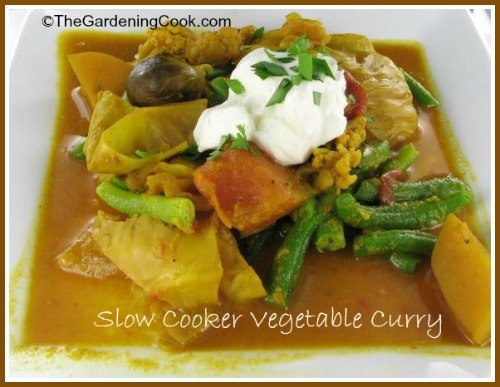 Slow Cooker Vegetable Curry