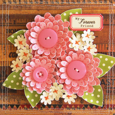 DIY 3 dimensional flower decorations