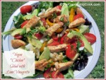 Vegan Tropical Salad with Cilantro Lime Vinaigrette