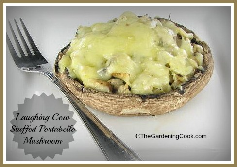 Laughing Cow Stuffed Portobello Mushrooms