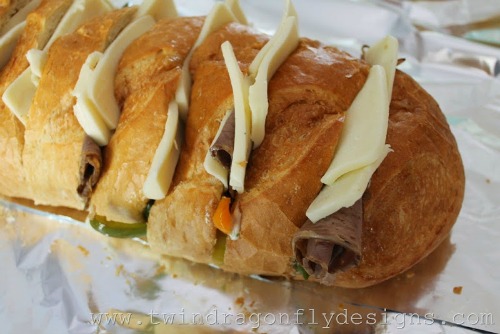 Campfire Philly cheesesteak