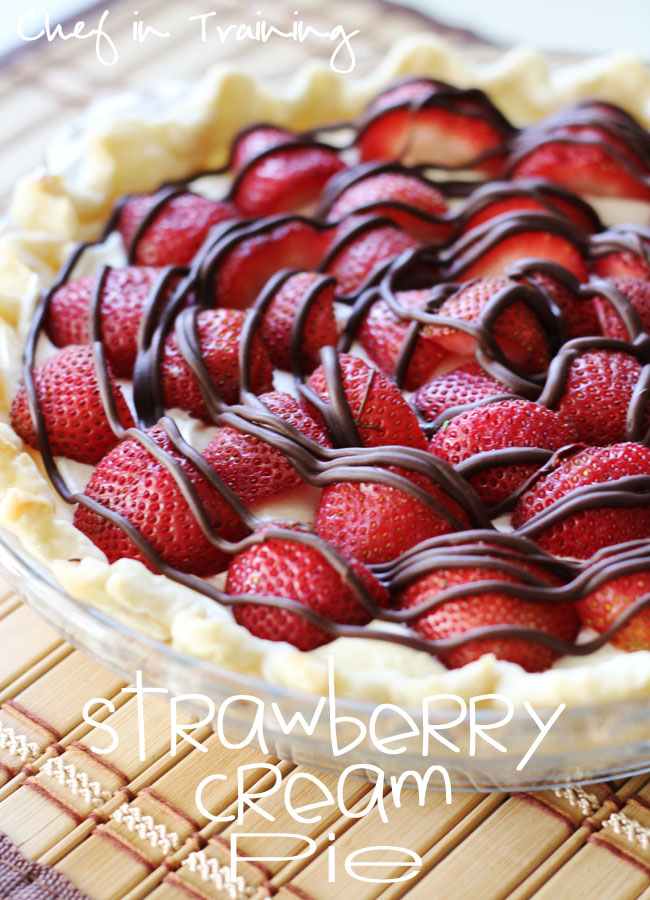 Easy Strawberry Cream Pie