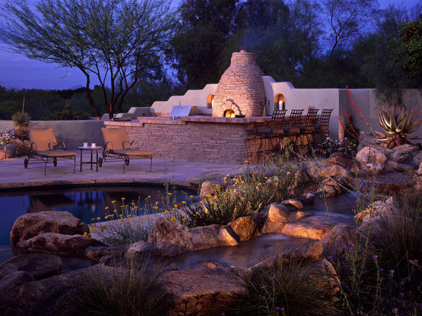 outdoor kitchens