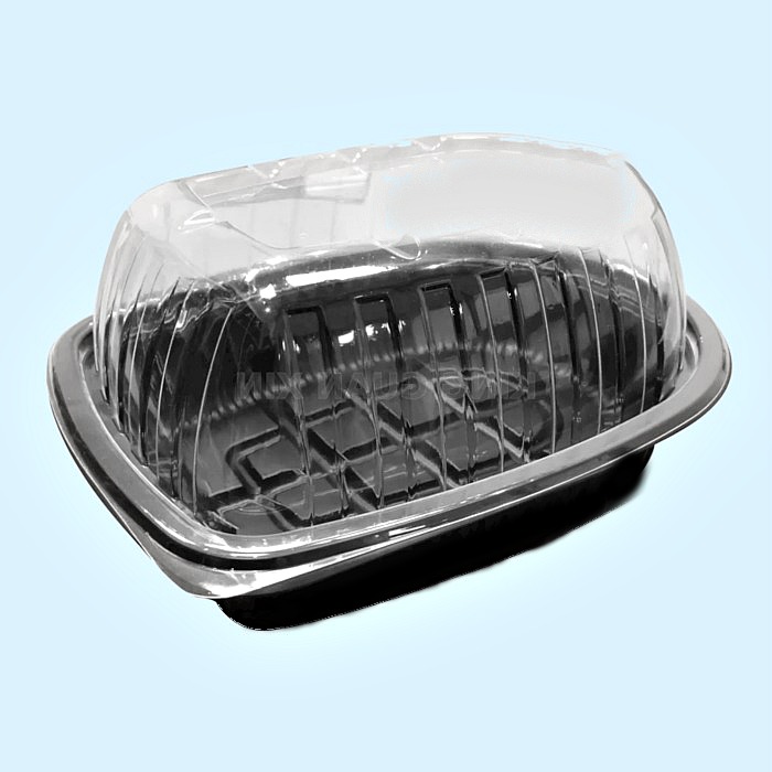 Rotisserie chicken container
