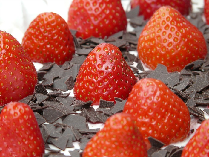 fresh strawberries