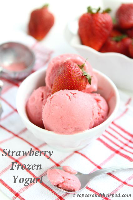 Strawberry Frozen yoghurt