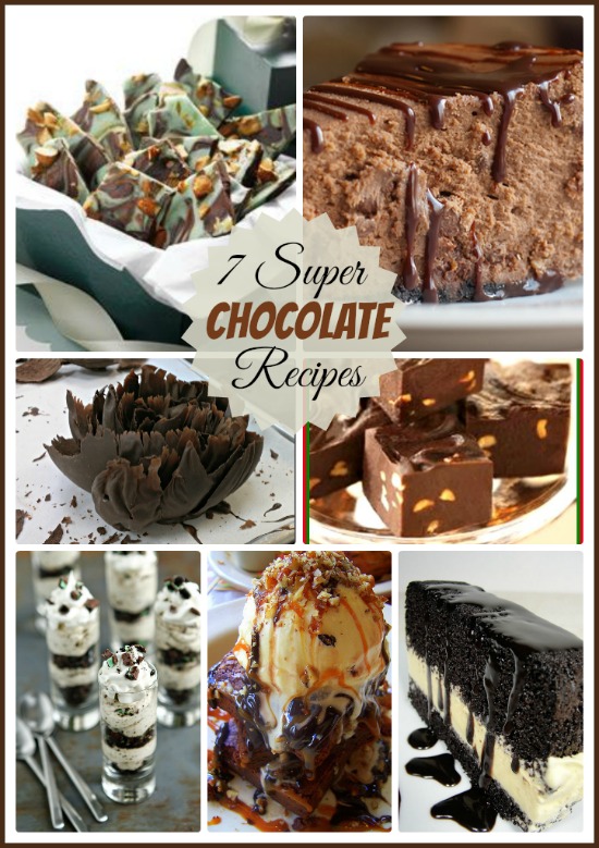 7 super chocolate recipes. One for each day of the week.