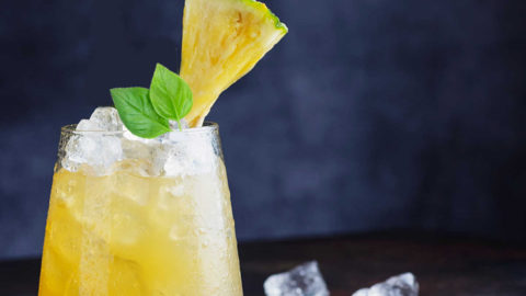 Tequila Pineapple Cocktail with Basil – Veracruzana – Fruity Summer Drink