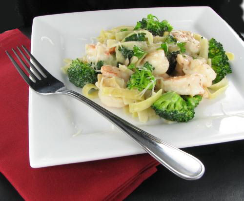 Shrimp alfredo