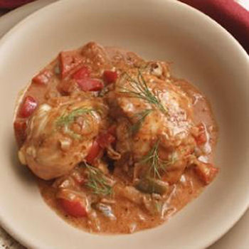Braised Chicken Paprika