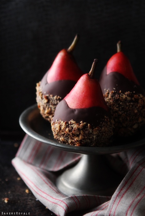 chocolate pears