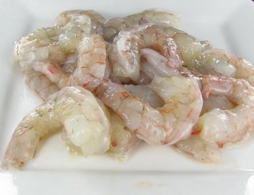 cleaned shrimp