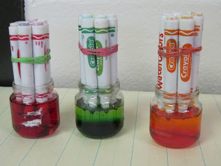 DIY liquid water colors from old Markers