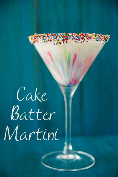 Cake Batter Marttini - Birthday in a glass
