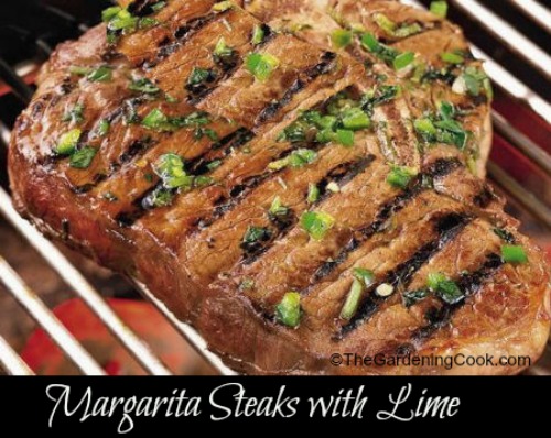 Margarita steaks with cilantro and Lime