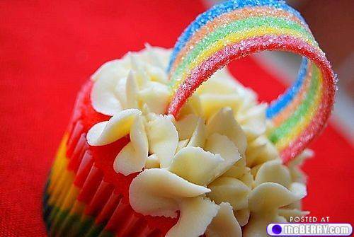 Rainbow Cupcake 