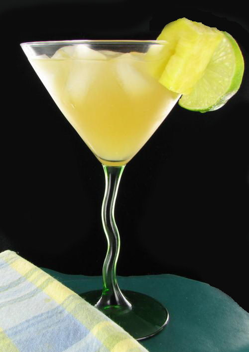 Hotely Riley Rum cocktail combines vodka, amaretto and coconut rum with lime juice and pineapple juice. Vacation time!