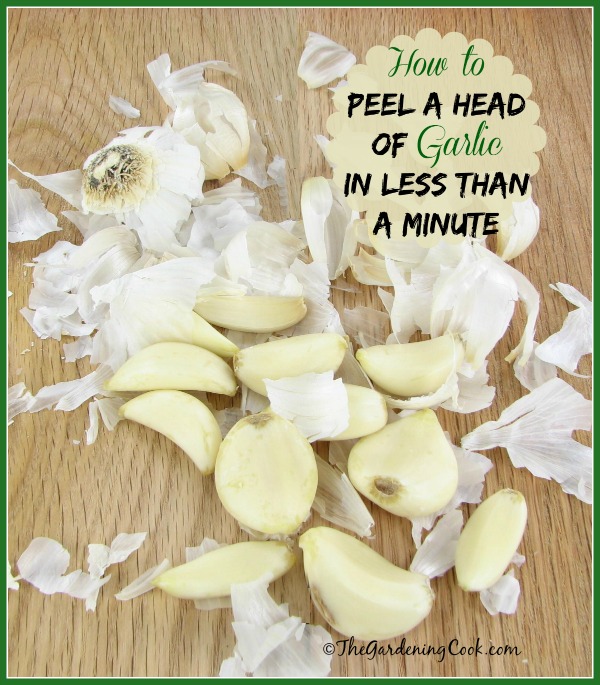 How to peel a head of garlic in less than one minute