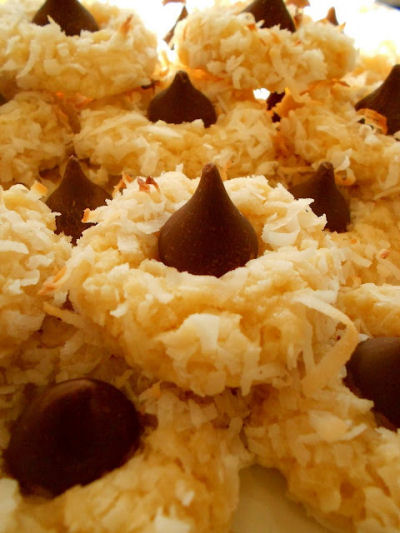 Chocolate Macaroon Candy Kiss Cookie