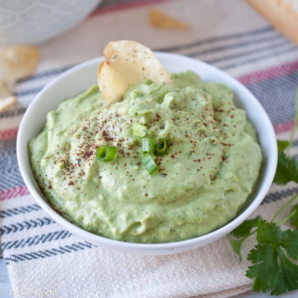 Broccomole - low fat alternative to guacamole