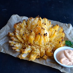 Buffalo Baked Blooming onion