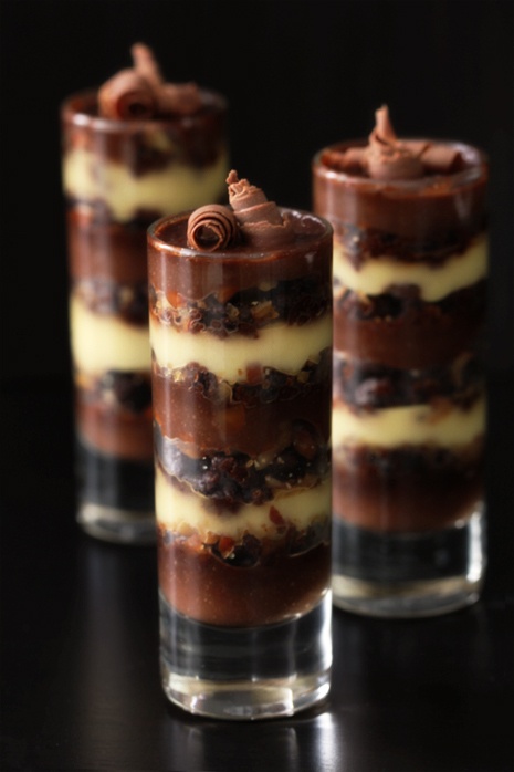 Mudslide and brownie trifle