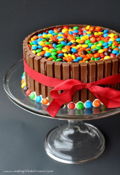 Easy M & M Cake