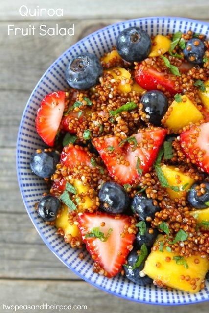 Quinoa fruit salad