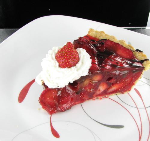 fresh strawberry pie