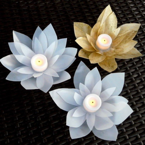 DIY Milk Jug Votive Candles