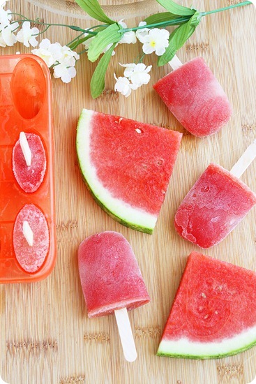 watermelon popsicles