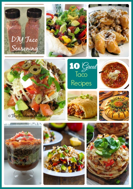 Round up of 10 Fabulous Taco recipes