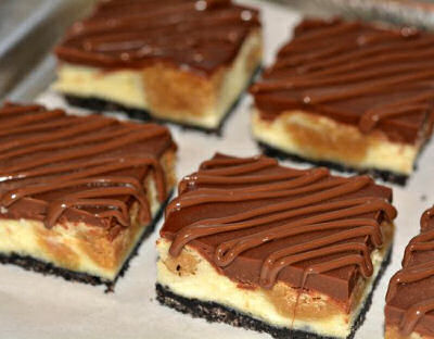 Peanut butter cookie dough bars