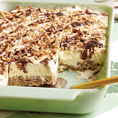 Grandma and Katie's frozen pretzel dessert