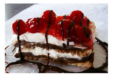 Black Forest Cherry Pastry Dessert