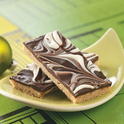 Chocolate Swirled Bars Recipe