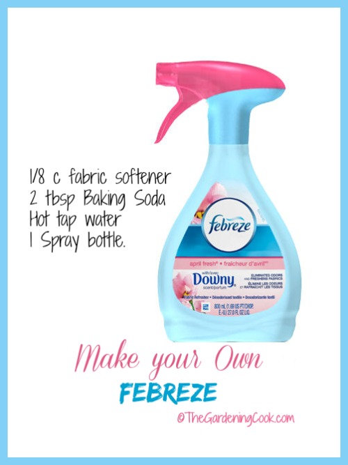 Home Made Febreze – Just 15c a bottle