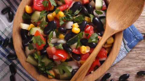 Black bean Salsa with Corn and Tomatoes