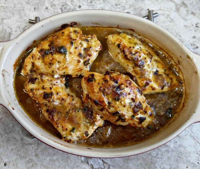 Baked Garlic lemon chicken