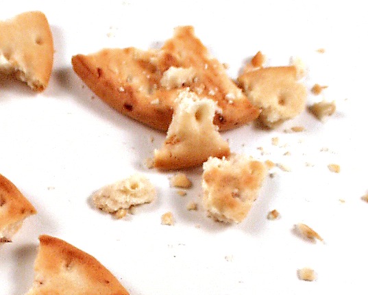 Cookie crumbs are easy with a potato masher