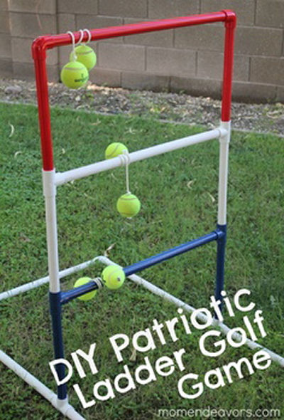 DIY Patriotic Ladder Game