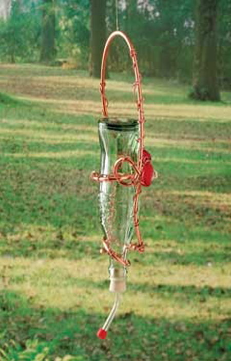 DIY Hummingbird feeder