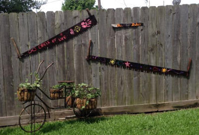 Bicycle planter