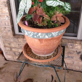 Duct tape on a pot