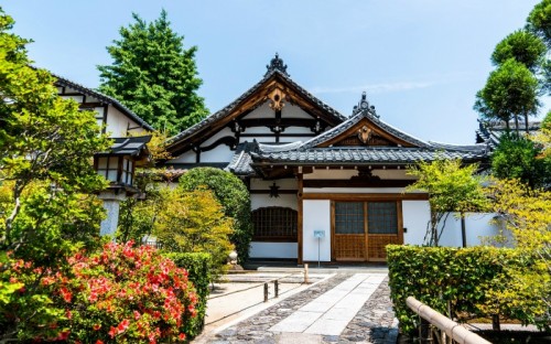 Temples in Kyoto Japan