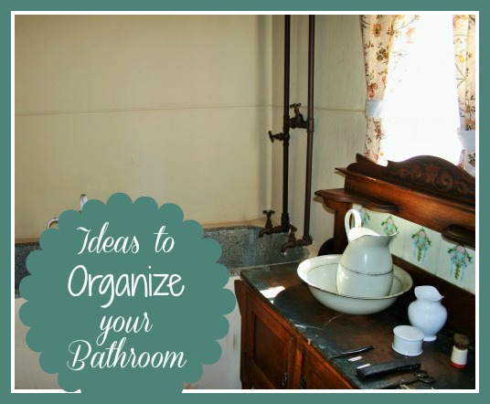 Bathroom Organization Ideas