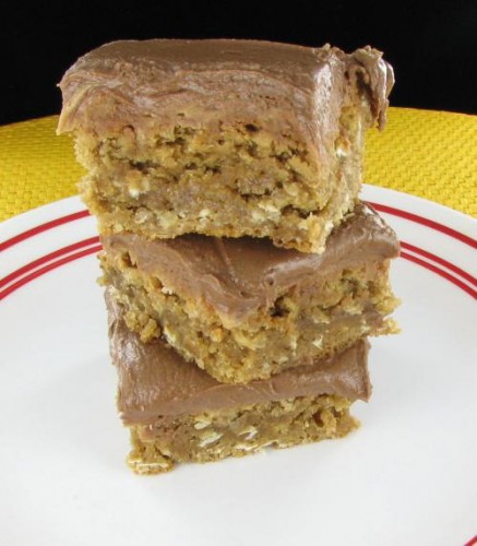 Peanut butter Chocolate oatmeal bars