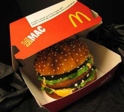 MacDonalds Big Mac Cake