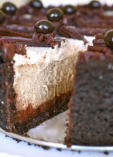 Capuchino fudge cheesecake